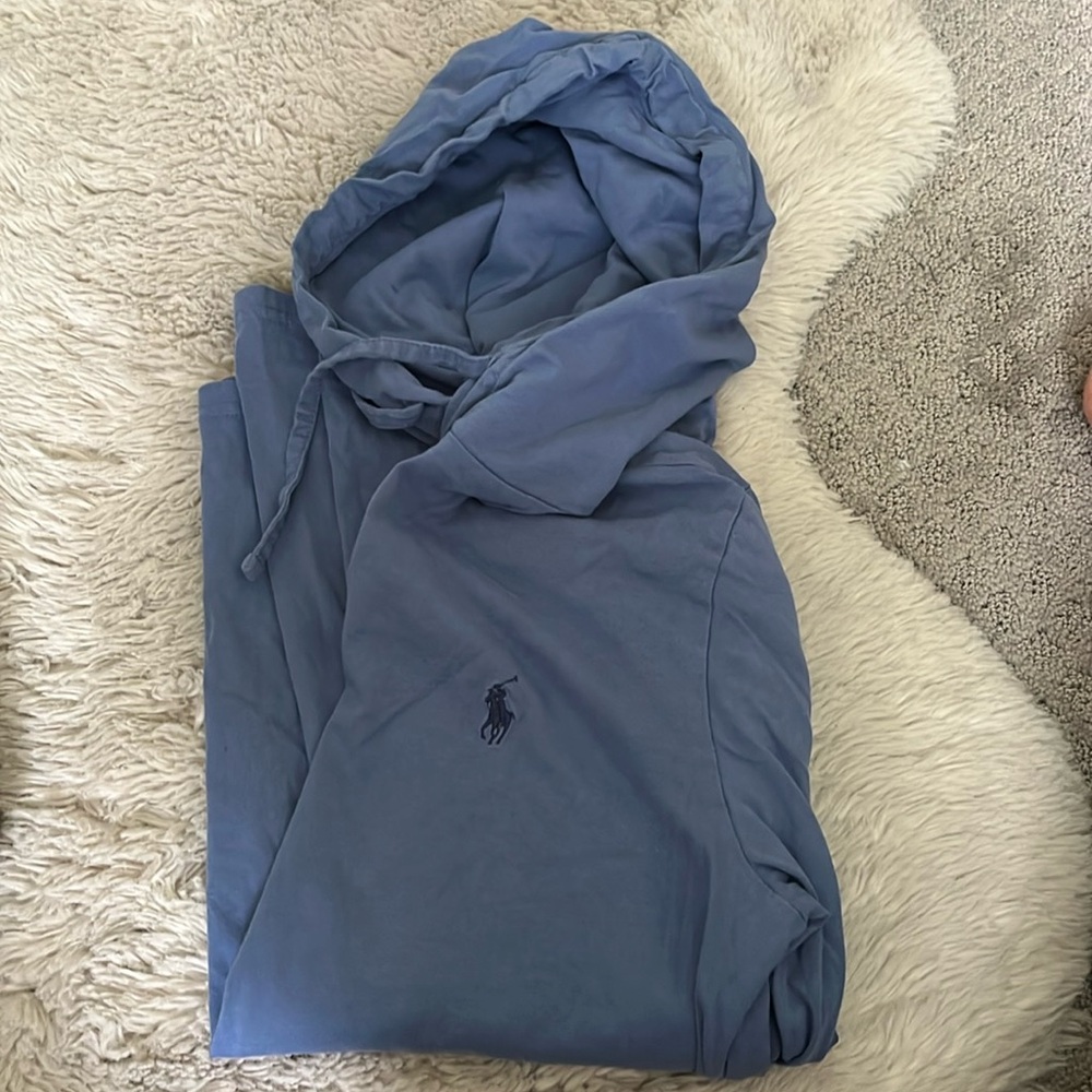 Men’s Polo long sleeve hooded top